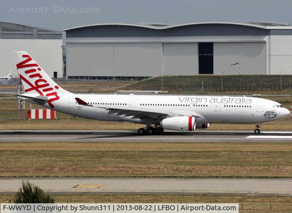 F-WWYD, 2013 Airbus A330-243 C/N 1452, C/n 1452 - To be VH-XFH