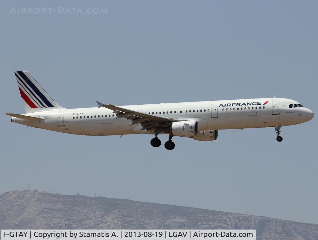 F-GTAY, 2010 Airbus A321-212 C/N 4251, rwy 03L