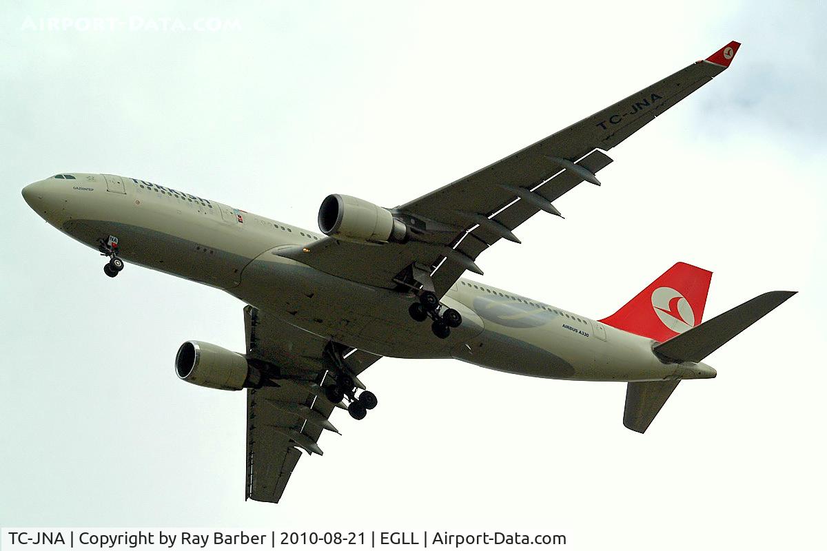 TC-JNA, 2005 Airbus A330-203 C/N 697, Airbus A330-203 [697] [THY Turkish Airlines) Home~G 21/08/2010. On approach 27R.