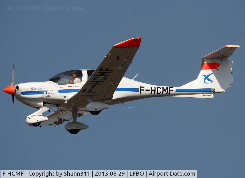 F-HCMF, 2007 Diamond DA-40D Diamond Star C/N D4.277, Landing rwy 32L