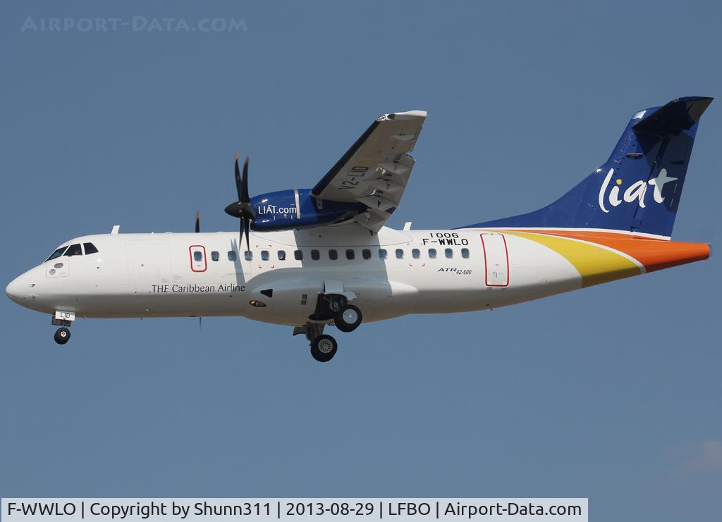F-WWLO, 2013 ATR 42-600 C/N 1006, C/n 1006 - To be V2-LID