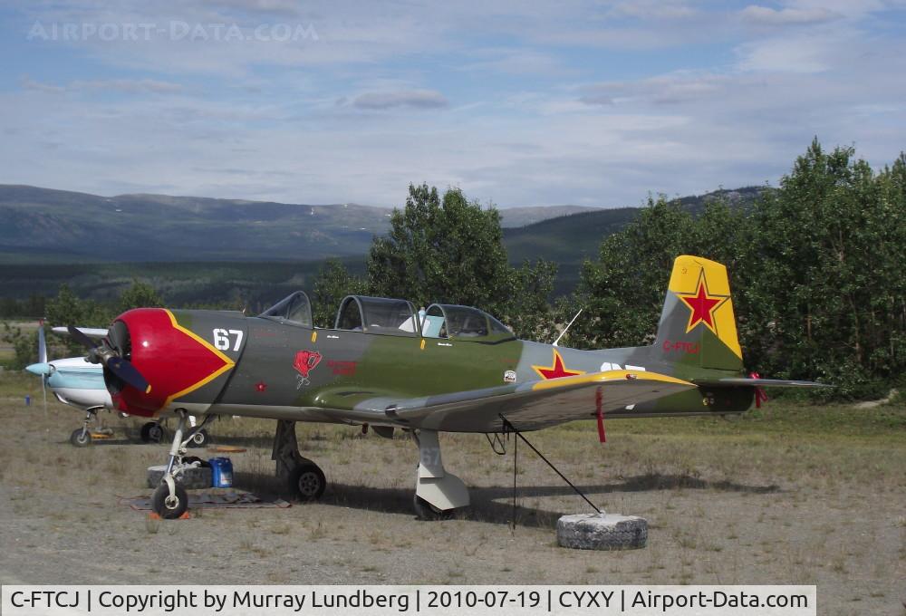 C-FTCJ, 1975 Nanchang CJ-6A C/N 3051218, In Whitehorse, Yukon, with the Century Flight 2010 fly-in.
