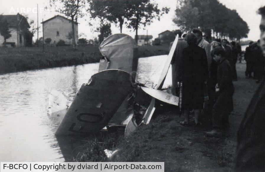 F-BCFO, Nord Stampe SV-4C C/N 272, Crash dans le canal de la Marne au Rhin à Saint-Dizier