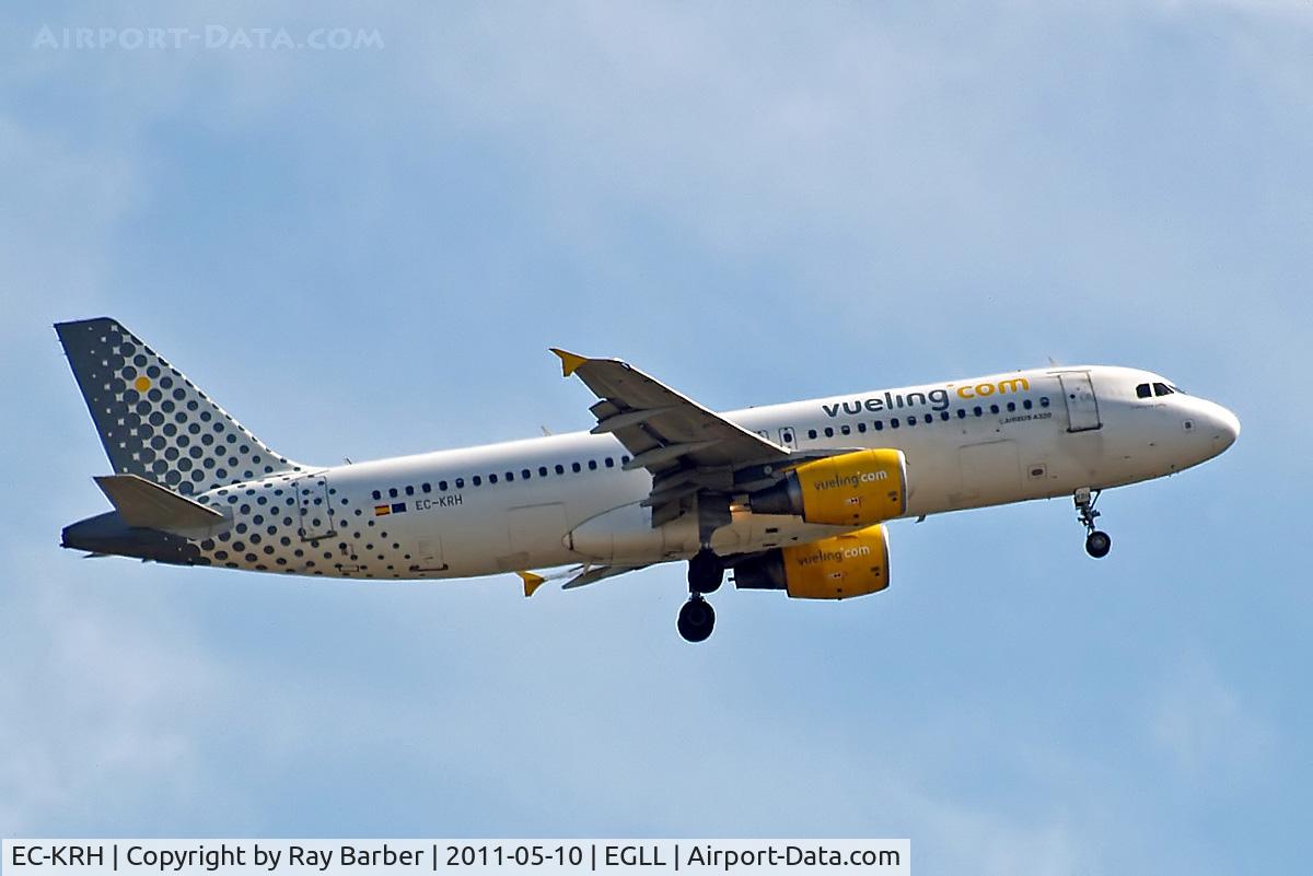 EC-KRH, 2008 Airbus A320-214 C/N 3529, Airbus A320-214 [3529] (Vueling Airlines) Home~G 10/05/2011. On approach 27L.
