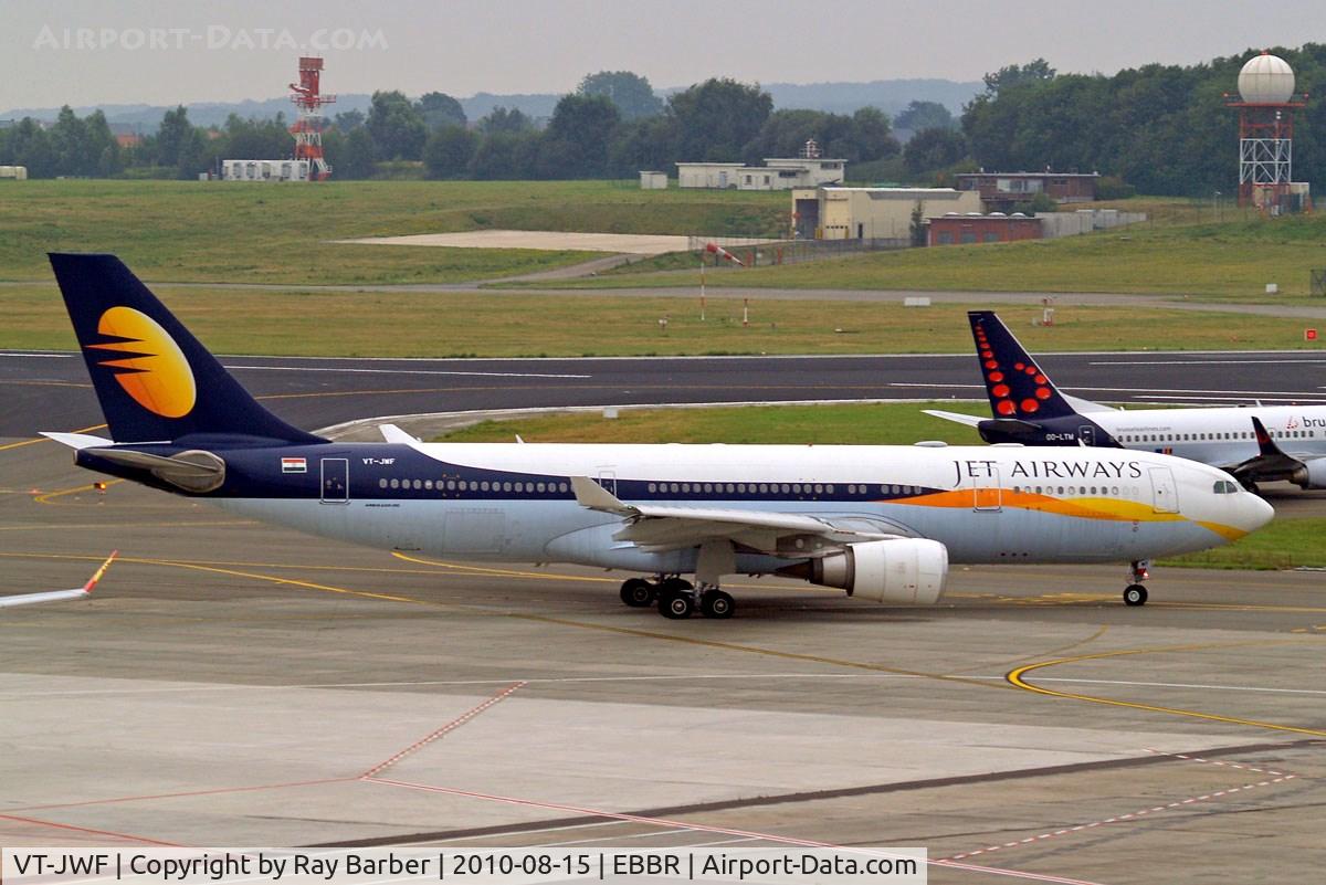 VT-JWF, 2007 Airbus A330-202 C/N 825, Airbus A330-203 [825] (Jet Airways) Brussels~OO 15/08/2010