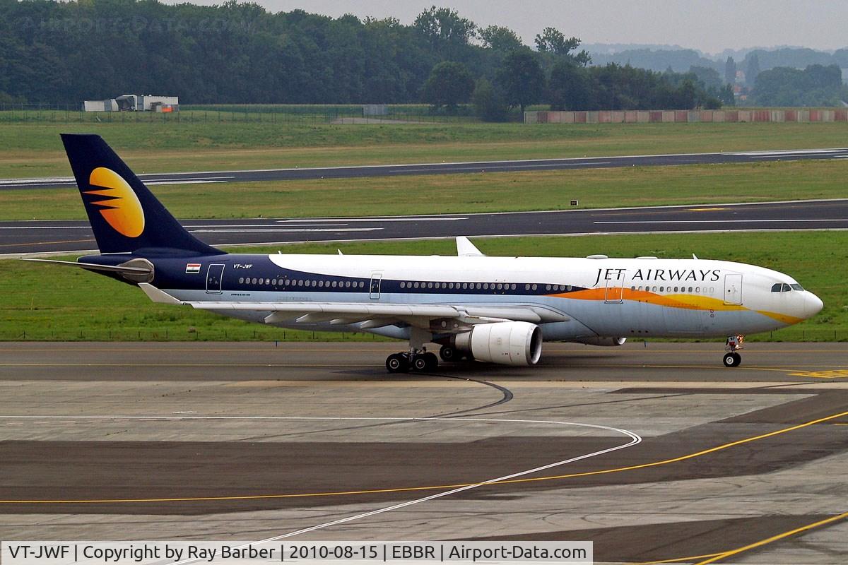 VT-JWF, 2007 Airbus A330-202 C/N 825, Airbus A330-203 [825] (Jet Airways) Brussels~OO 15/08/2010