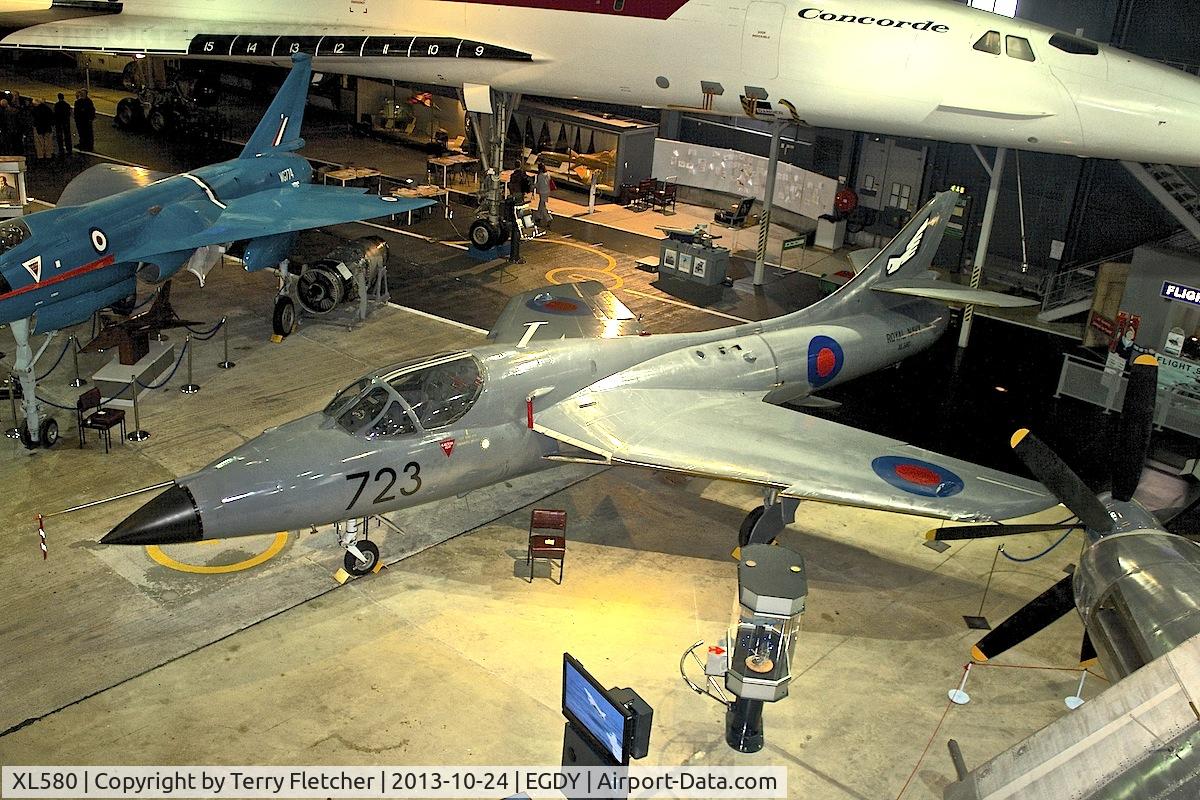 XL580, 1958 Hawker Hunter T.8M C/N 41H-693730, 1958 Hawker Hunter T.8, c/n: 41H-693730 at FAAM Yeovilton