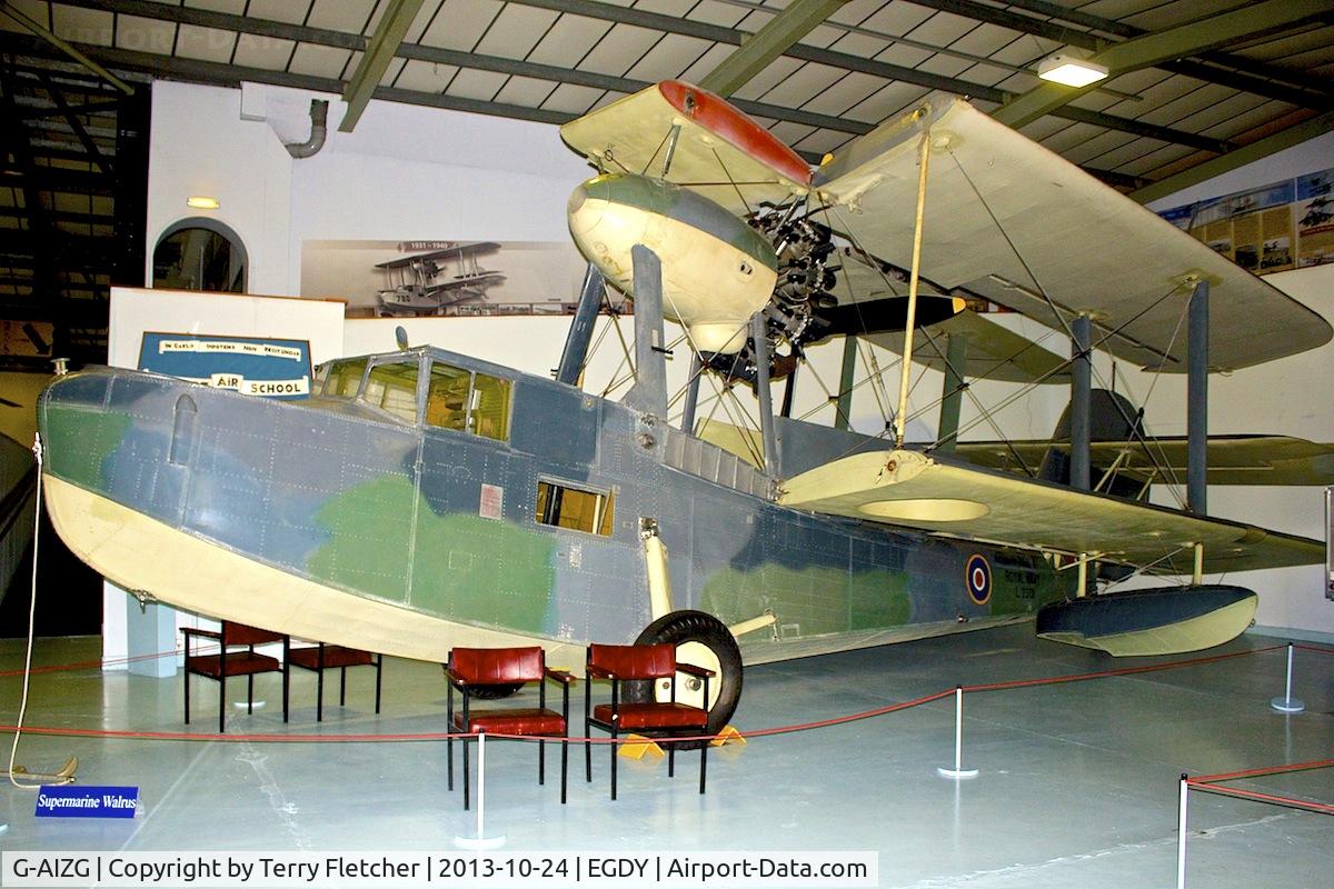 G-AIZG, 1946 Supermarine Walrus I C/N 6S/21840, Supermarine Walrus MK1, c/n: 6S/21840 - Serial L2301 at Fleet Air Arm Museum at Yeovilton