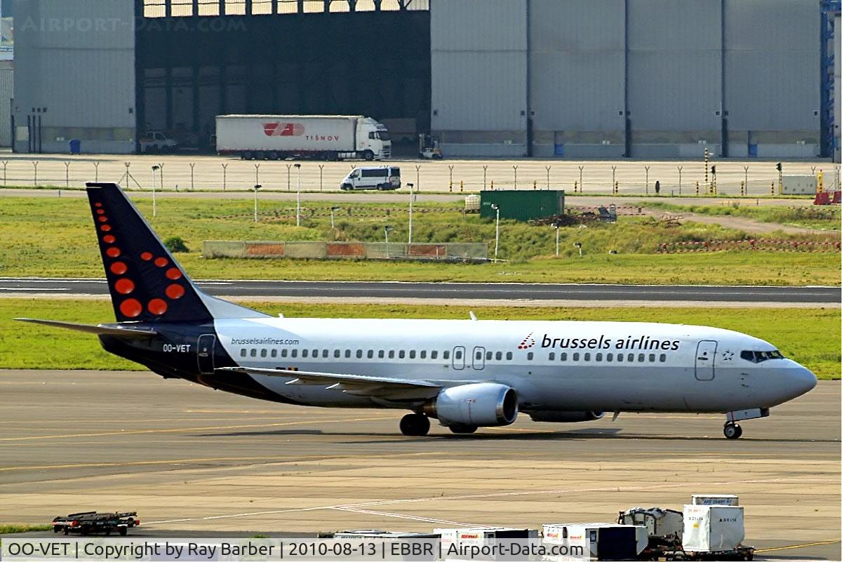 OO-VET, 1998 Boeing 737-4Q8 C/N 28202, Boeing 737-4Q8 [28202] (Brussels Airlines)  Brussels~OO 13/08/2010