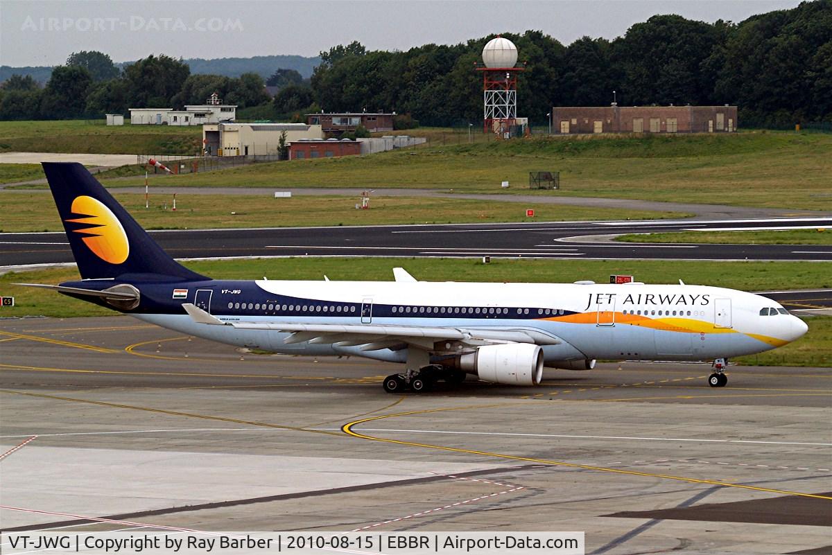 VT-JWG, 2007 Airbus A330-202 C/N 831, Airbus A330-203 [831] (Jet Airways) Brussels~OO 15/08/2010