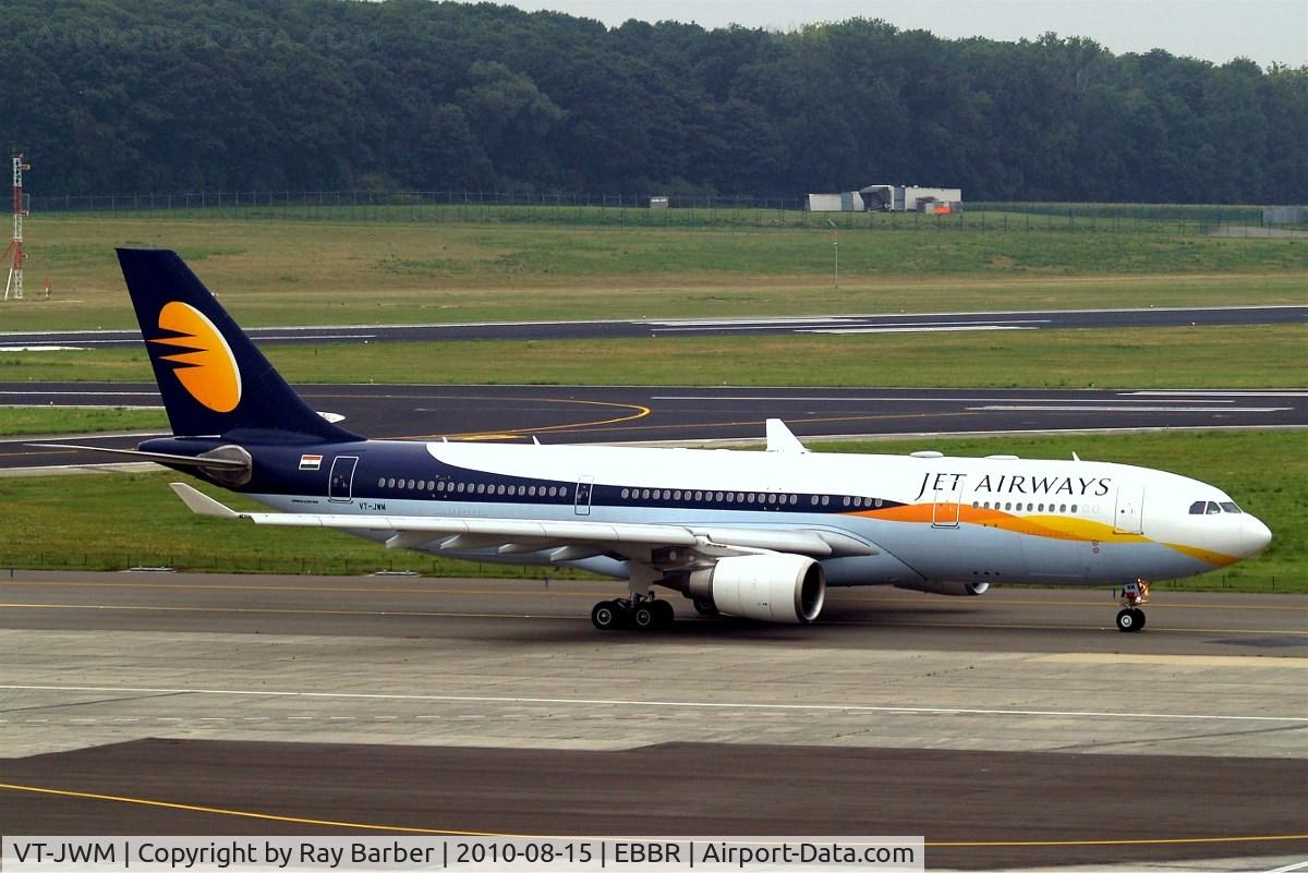 VT-JWM, 2008 Airbus A330-202 C/N 923, Airbus A330-202 [923] (Jet Airways) Brussels~OO 15/08/2010