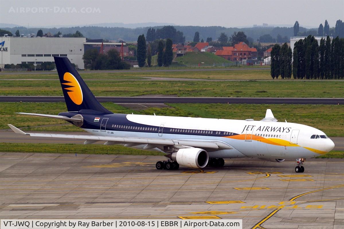 VT-JWQ, 2008 Airbus A330-202 C/N 956, Airbus A330-203 [956] (Jet Airways) Brussels~OO 15/08/2010