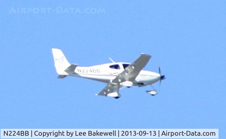 N224BB, 2004 Cirrus SR22 G2 C/N 1156, Taken while aircraft was operating over Forest Lak