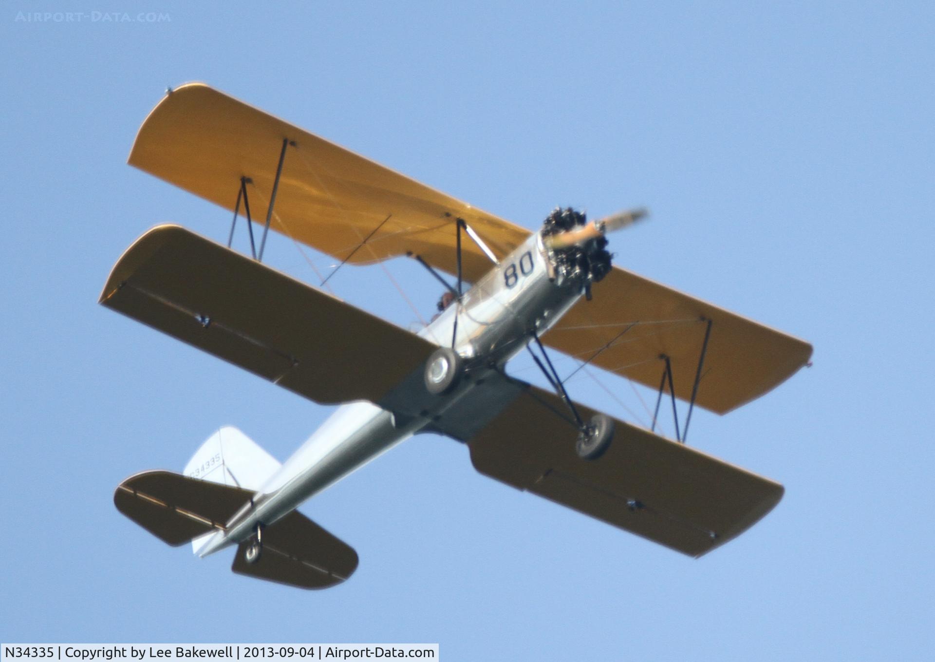 N34335, 1942 Meyers OTW-145 C/N 80, Picture taken while plane was operating over Forest Lake, MN