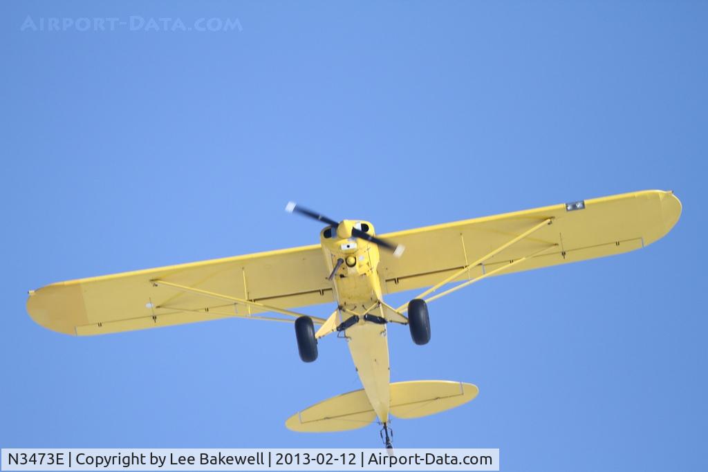 N3473E, 1955 Piper PA-18A-150 Super Cub C/N 18-4262, While operating over Forest Lake, MN