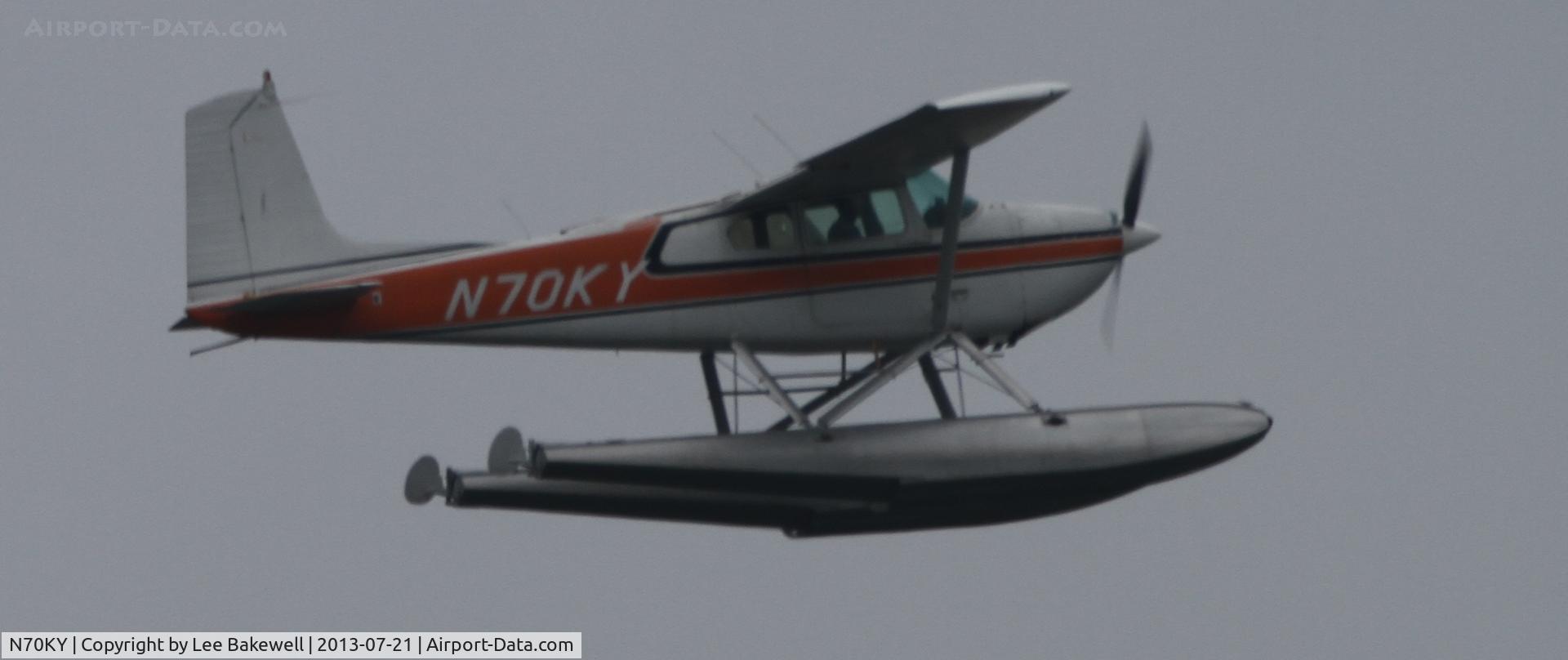 N70KY, 1953 Cessna 180 C/N 30094, While operating in and out of Forest Lake, MN