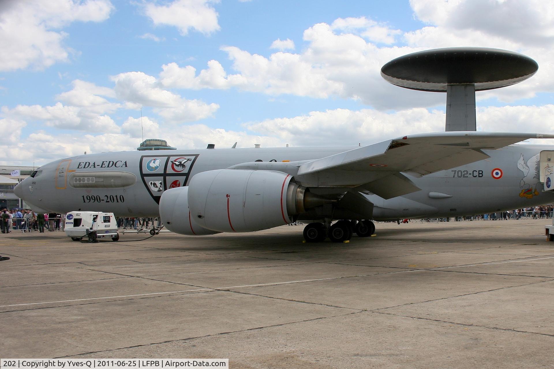 202, 1991 Boeing E-3F (707-300) Sentry C/N 24116, Boing E-3F SDCA, static display, Paris-Le Bourget (LFPB-LBG) Air show 2011