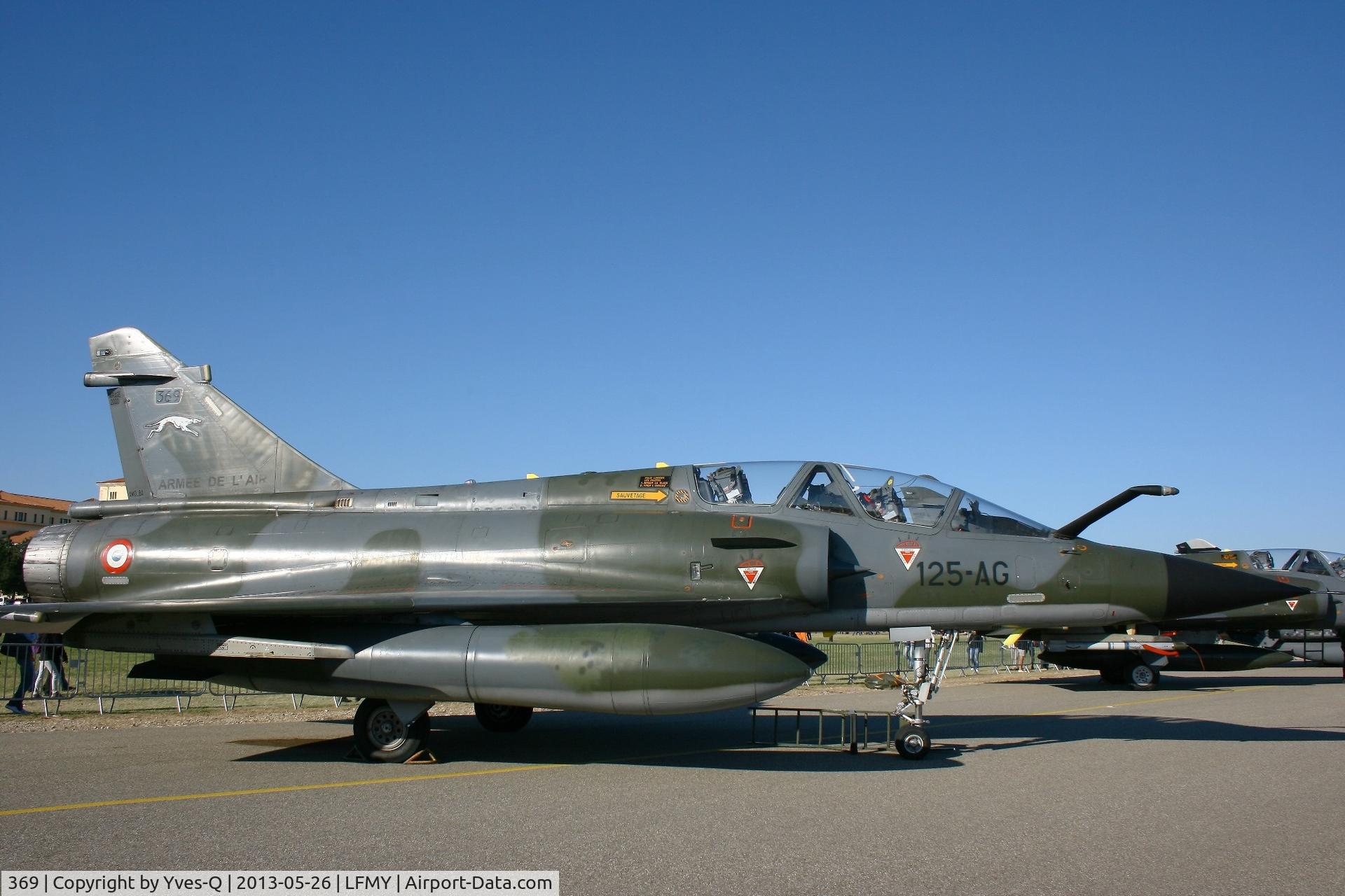 369, Dassault Mirage 2000N C/N 366, French Air Force Dassault Mirage 2000N (125-AG), Static Display, Salon de Provence Air Base 701 (LFMY)