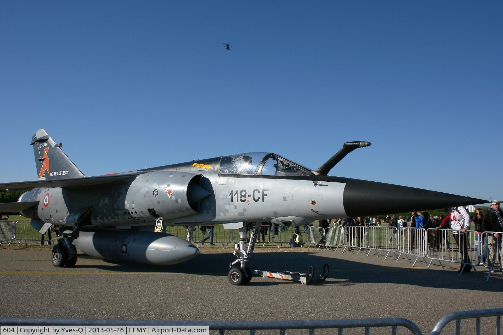 604, Dassault Mirage F.1CR C/N 604, French Air Force Dassault Mirage F.1CR (118-CF), Static Display, Salon de Provence Air Base 701 (LFMY)