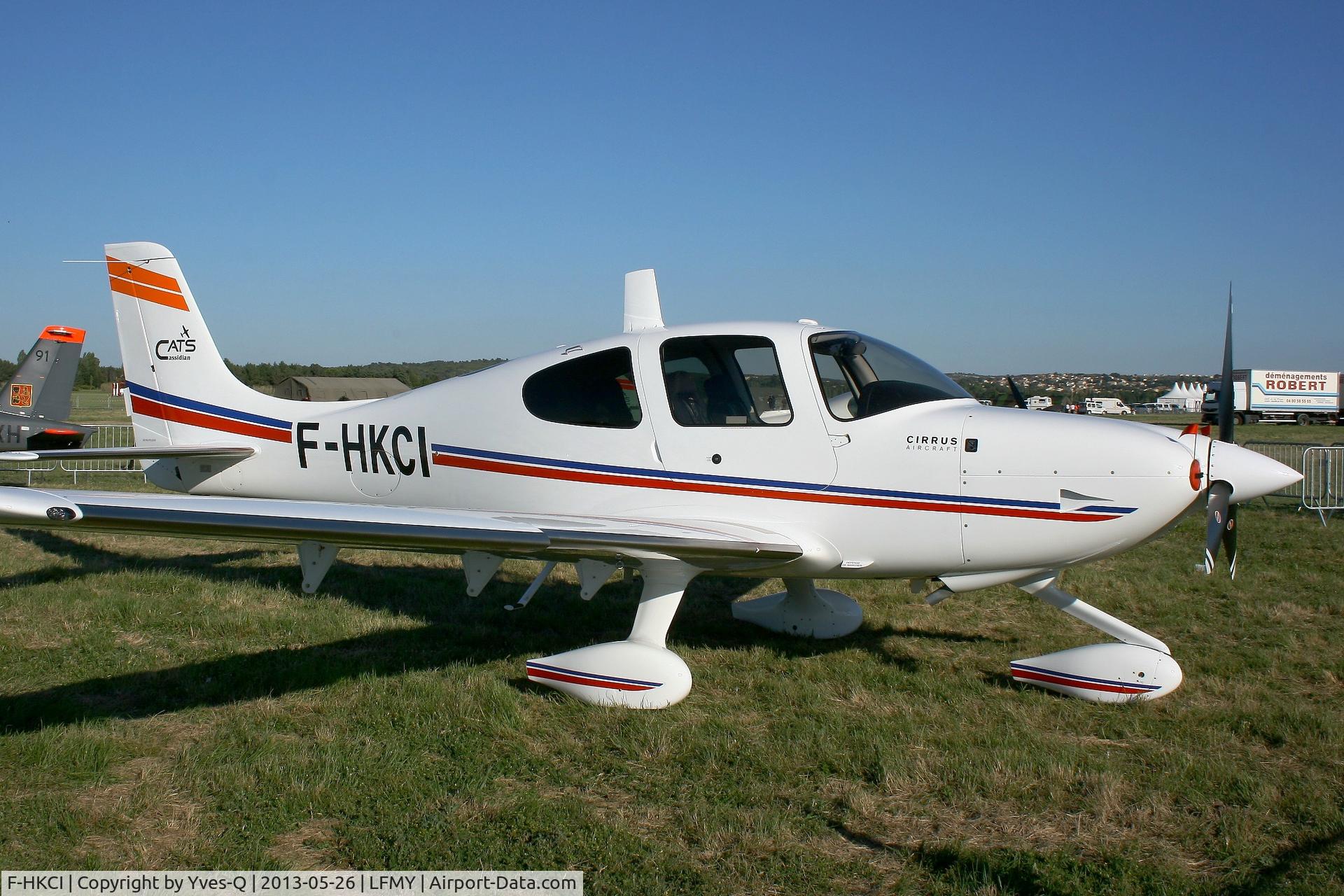 F-HKCI, 2012 Cirrus SR22 C/N 3875, Cirrus SR20 (F-HKCI), Cassidian aviation training services (CATS),Subcontractor of French Air Force, Salon de Provence Air Base 701 (LFMY)