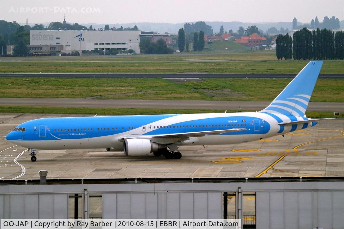 OO-JAP, 2001 Boeing 767-38E/ER C/N 30840, Boeing 767-38EER [30840] (Jetairfly) Brussels~OO 15/08/2010