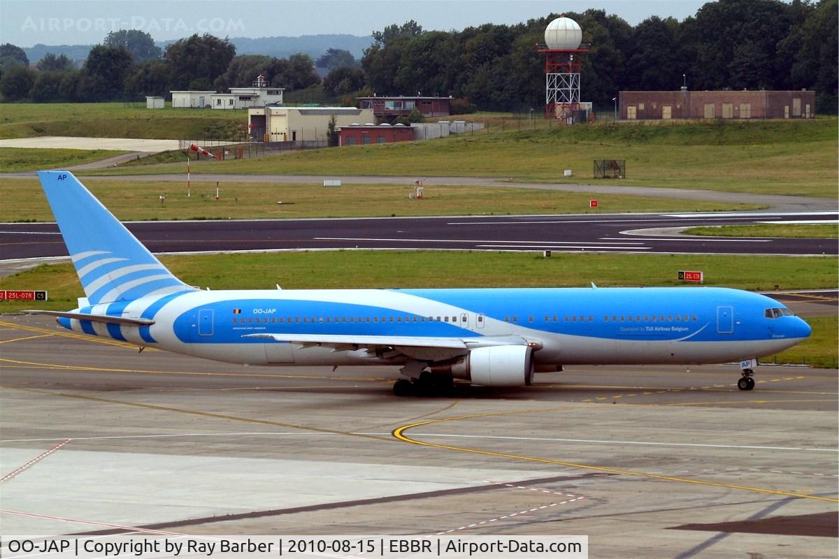 OO-JAP, 2001 Boeing 767-38E/ER C/N 30840, Boeing 767-38EER [30840] (Jetairfly) Brussels~OO 15/08/2010