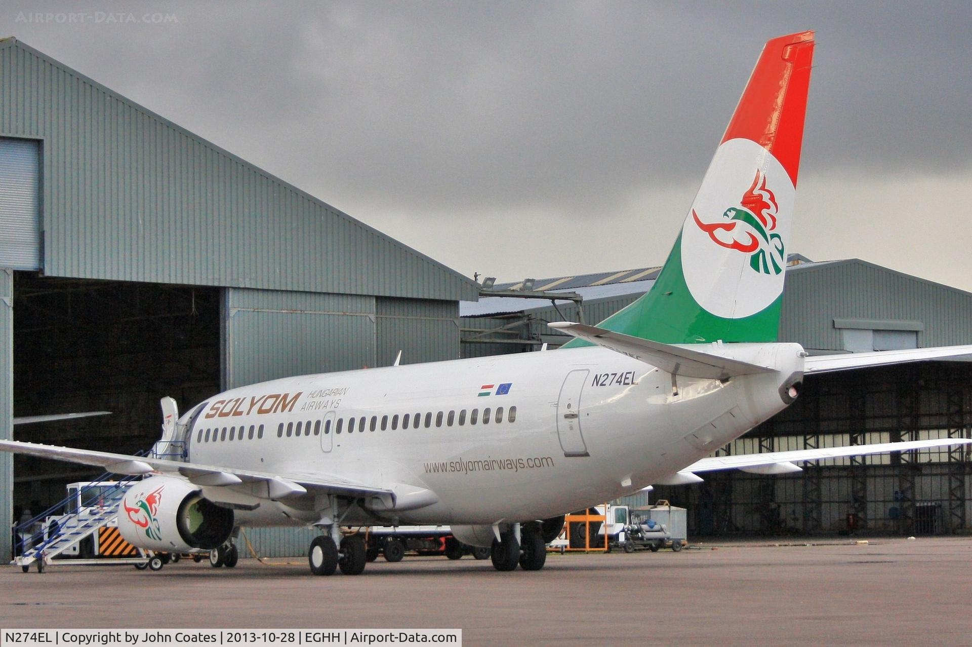 N274EL, 1991 Boeing 737-505 C/N 24274, Awaiting uncertain start-up of new airline.