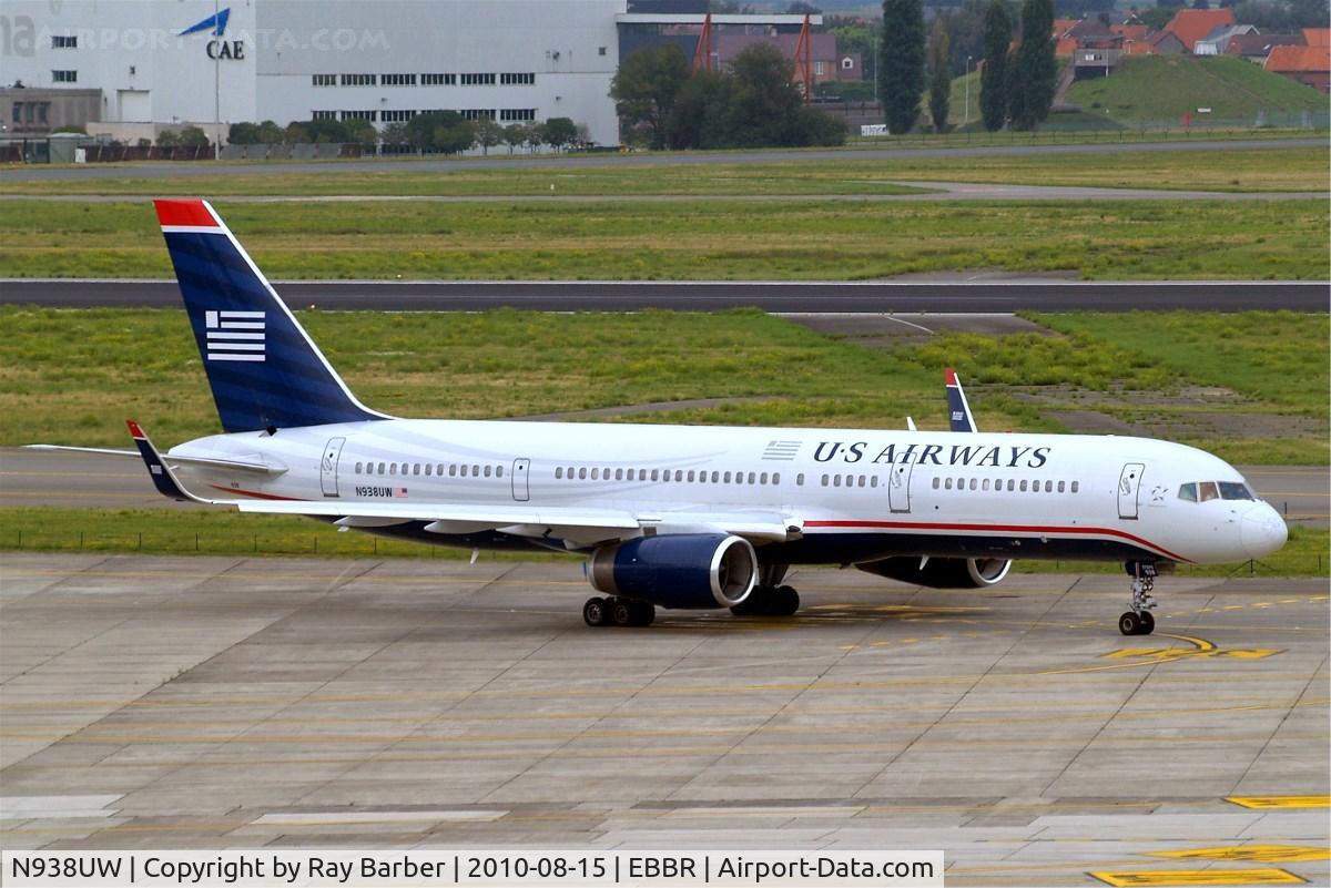 N938UW, 1994 Boeing 757-2B7 C/N 27246, Boeing 757-2B7 [27246] (US Airways) Brussels~OO 15/08/2010