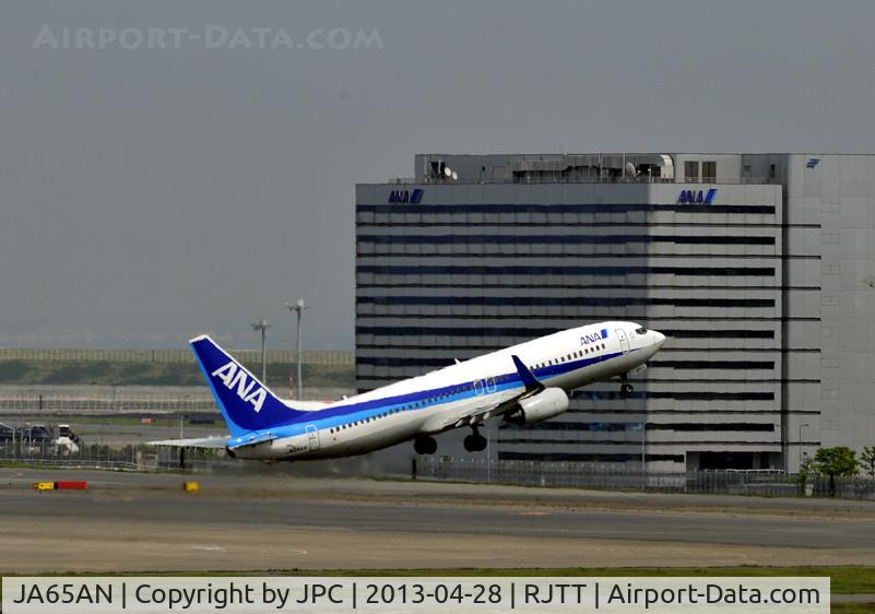 JA65AN, 2010 Boeing 737-881 C/N 33903, New ANA 737/800 TO