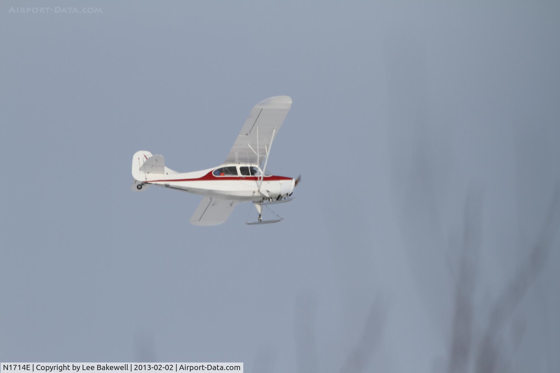 N1714E, 1946 Aeronca 7AC Champion C/N 7AC-5279, While operating over Forest Lake, MN