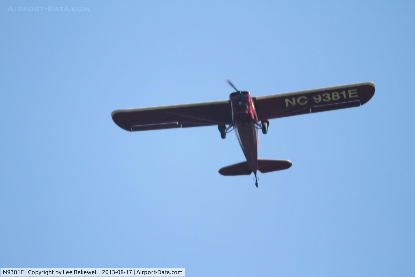N9381E, 1946 Aeronca 11AC Chief C/N 11AC-910, While operating over Forest Lake, MN