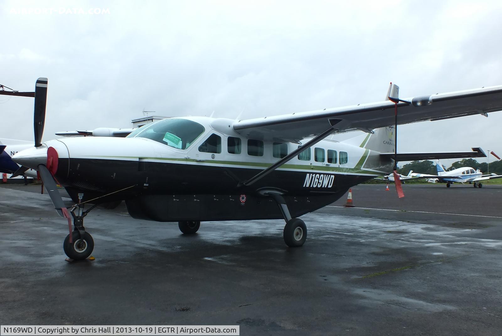 N169WD, Cessna 208B C/N 208B2167, parked at Elstree