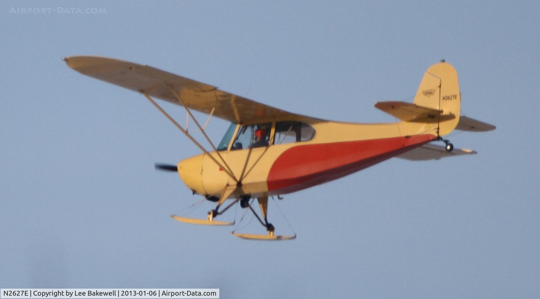 N2627E, 1946 Aeronca 7AC Champion C/N 7AC-6209, Photo taken while plane was operating in and out of Forest Lake, MN