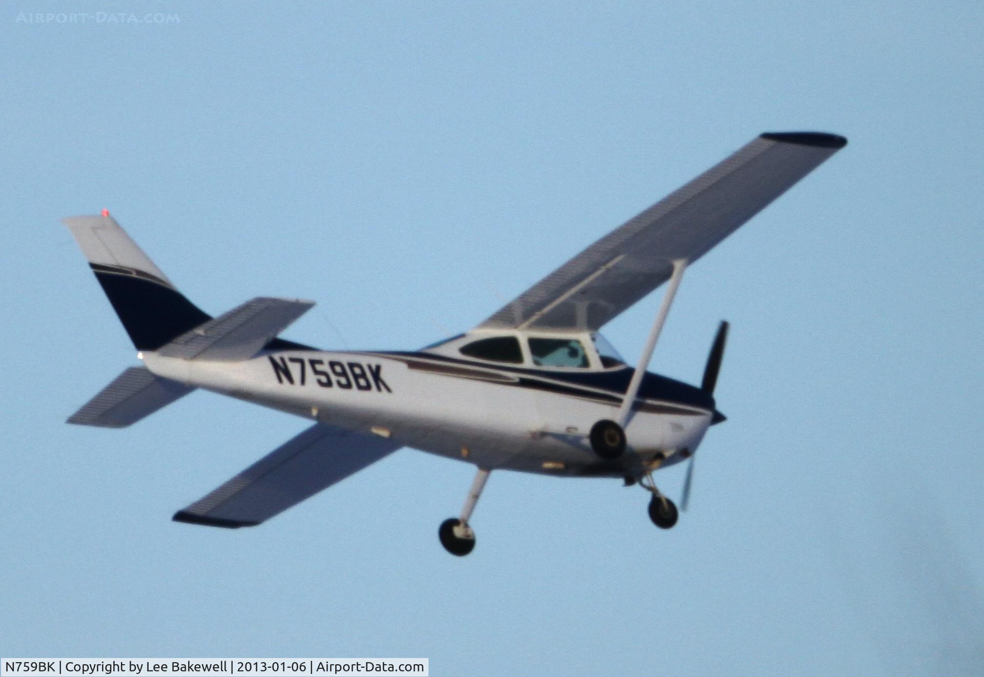 N759BK, 1977 Cessna 182Q Skylane C/N 18265861, Photo taken while plane was operating over Forest Lake, MN