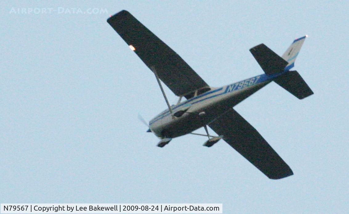 N79567, 1969 Cessna 172K Skyhawk C/N 17258181, Photo taken while plane was operating over Forest Lake, MN