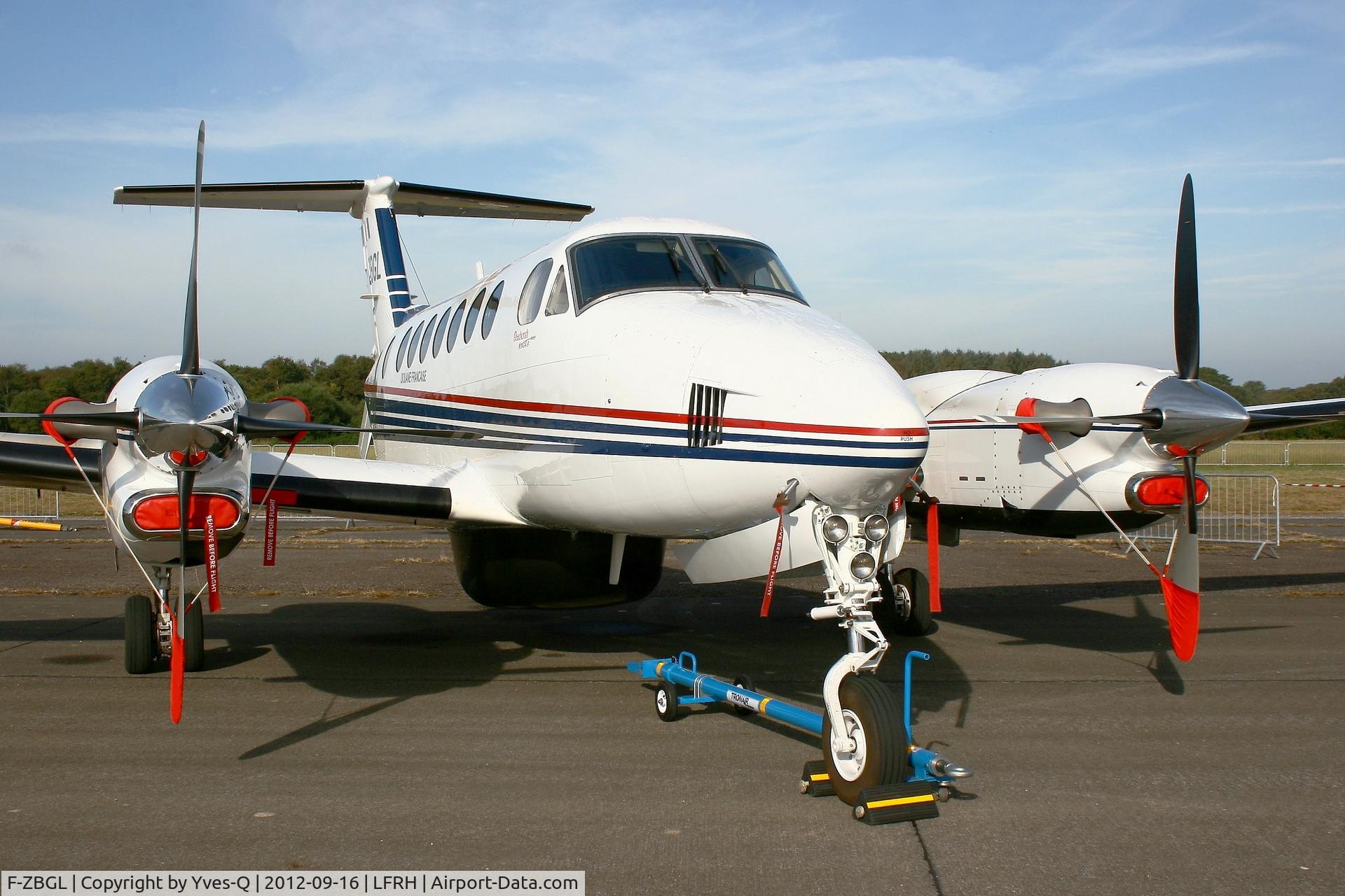 F-ZBGL, Hawker Beechcraft 350ER Super King Air (B300CER) C/N FL-746, Beech Super King Air 350, Static Display, Lann-Bihoué  Naval Air Base (LFRH-LRT)