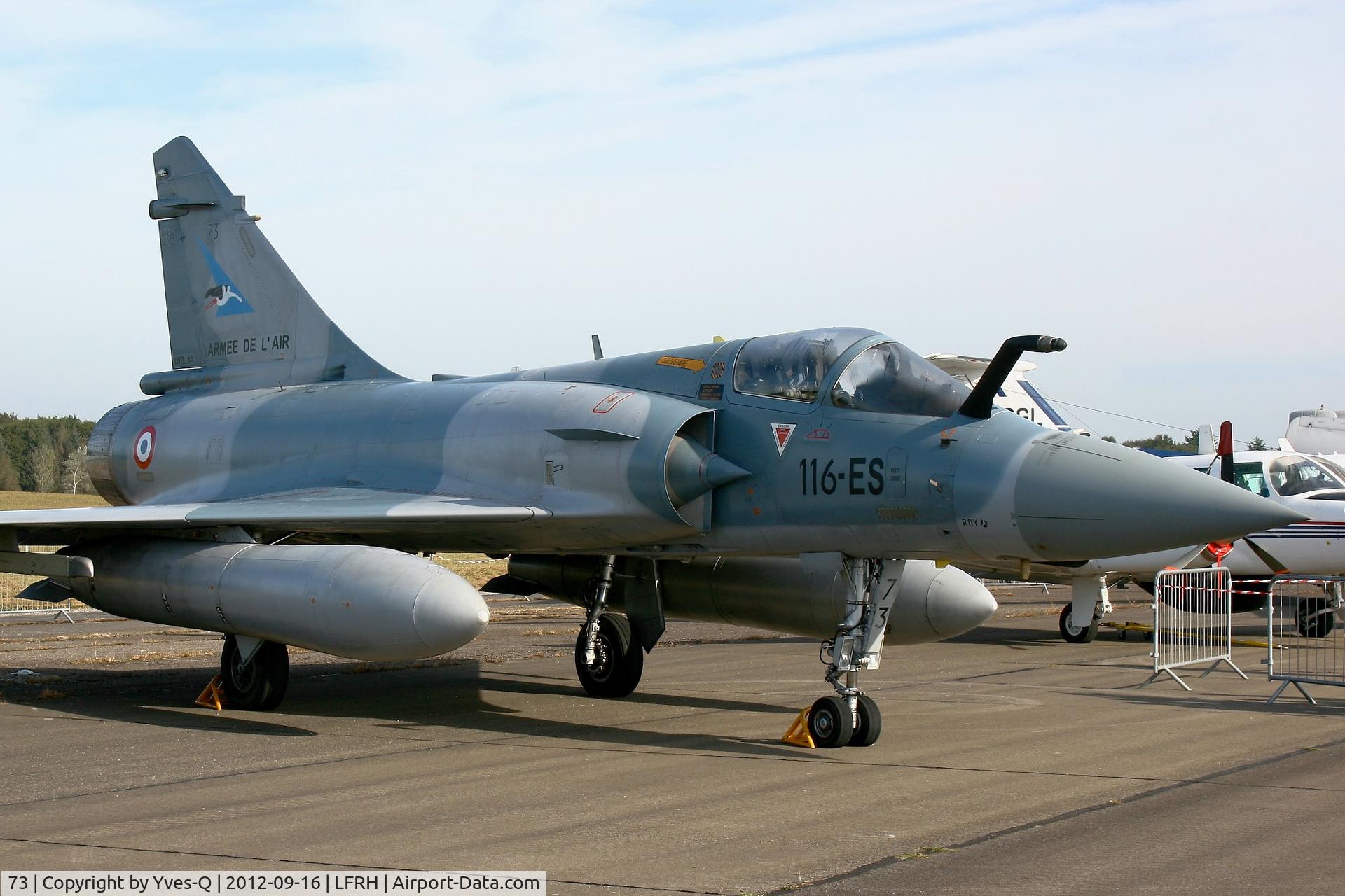 73, Dassault Mirage 2000-5F C/N 311, French Air Force Dassault Mirage 2000-5F (116-ES), Static Display,  Lann-Bihoué Naval Air Base (LFRH - LRT)