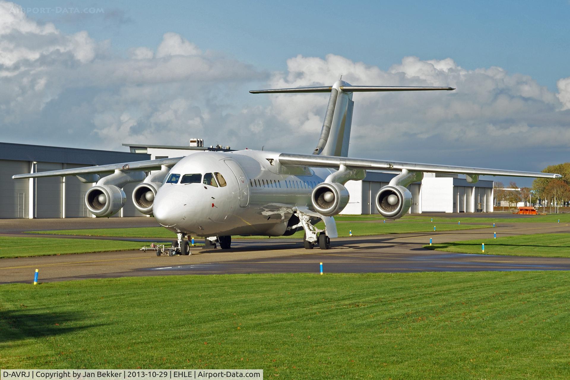 D-AVRJ, 1996 British Aerospace Avro 146-RJ85 C/N E.2277, Former Lufthansa, now in a white outfit (by QAPS) New owner will probably be EcoJet from Bolivia