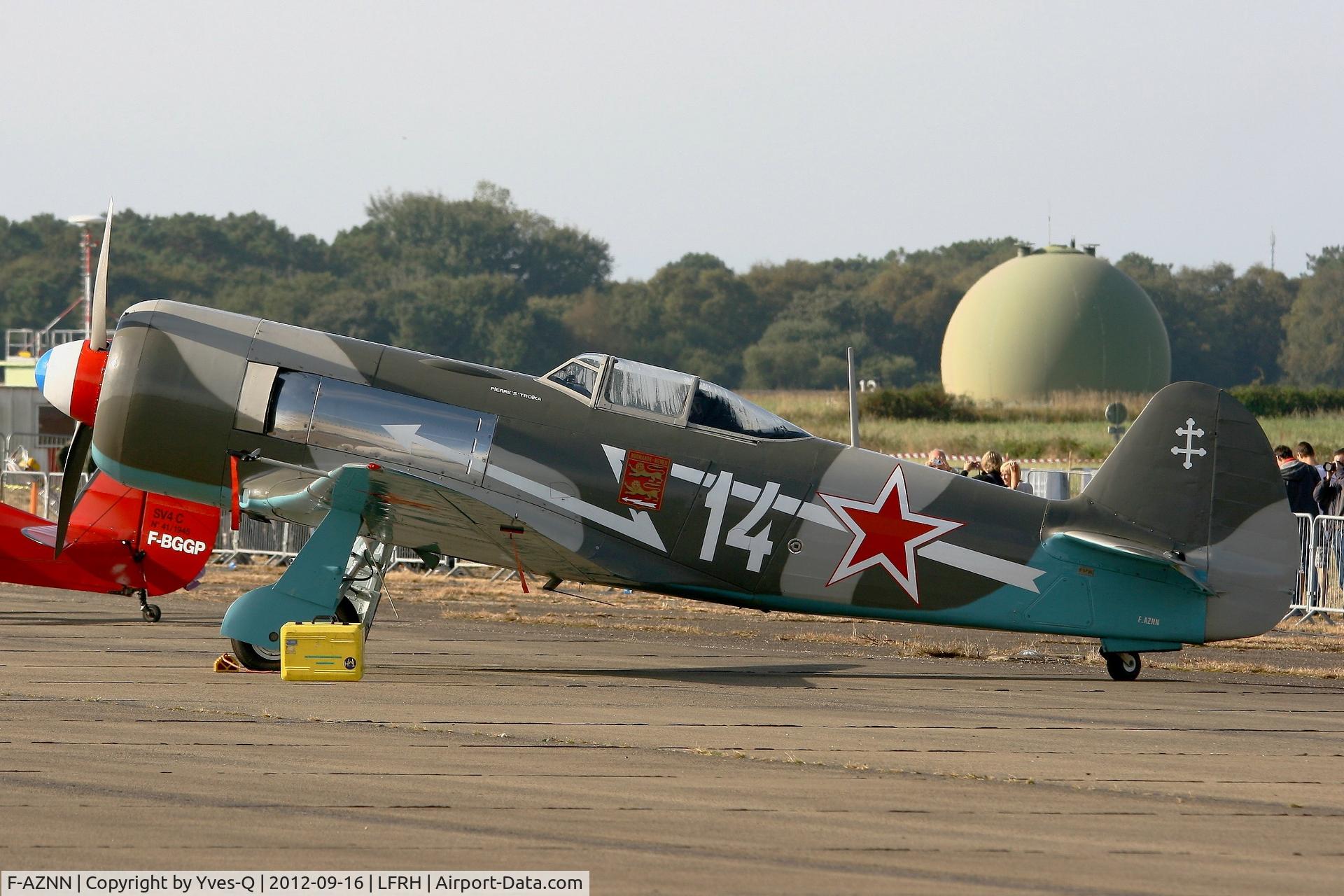 F-AZNN, Yakovlev Yak-11 C/N 25 III/05, Yakovlev Yak-11, Static Display,  Lann Bihoué Naval Air Base (LFRH - LRT)