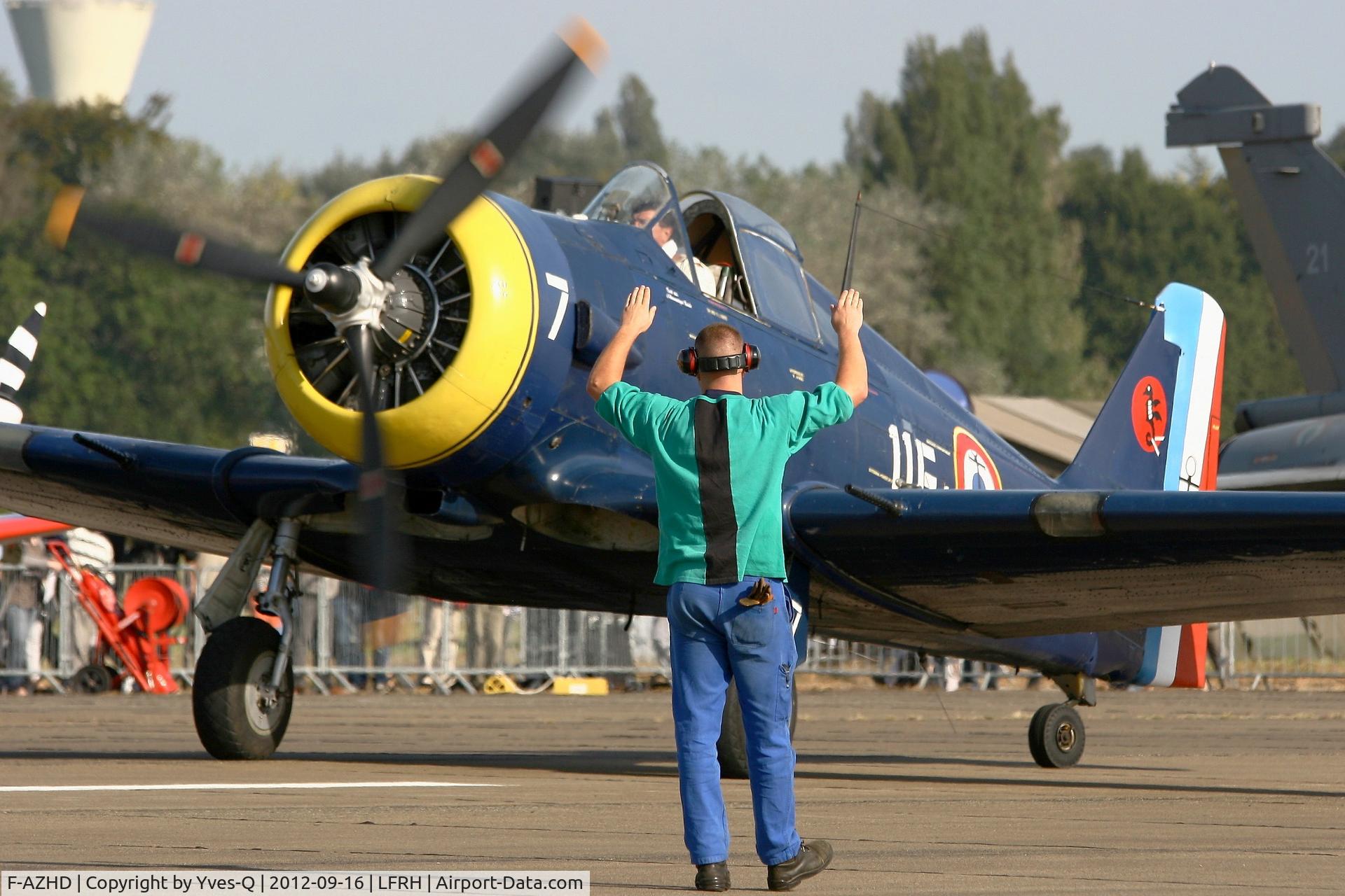 F-AZHD, North American NA-68 C/N SA-30, North American NA-68 (T6), Lann Bihoué Naval Air Base (LFRH-LRT)
