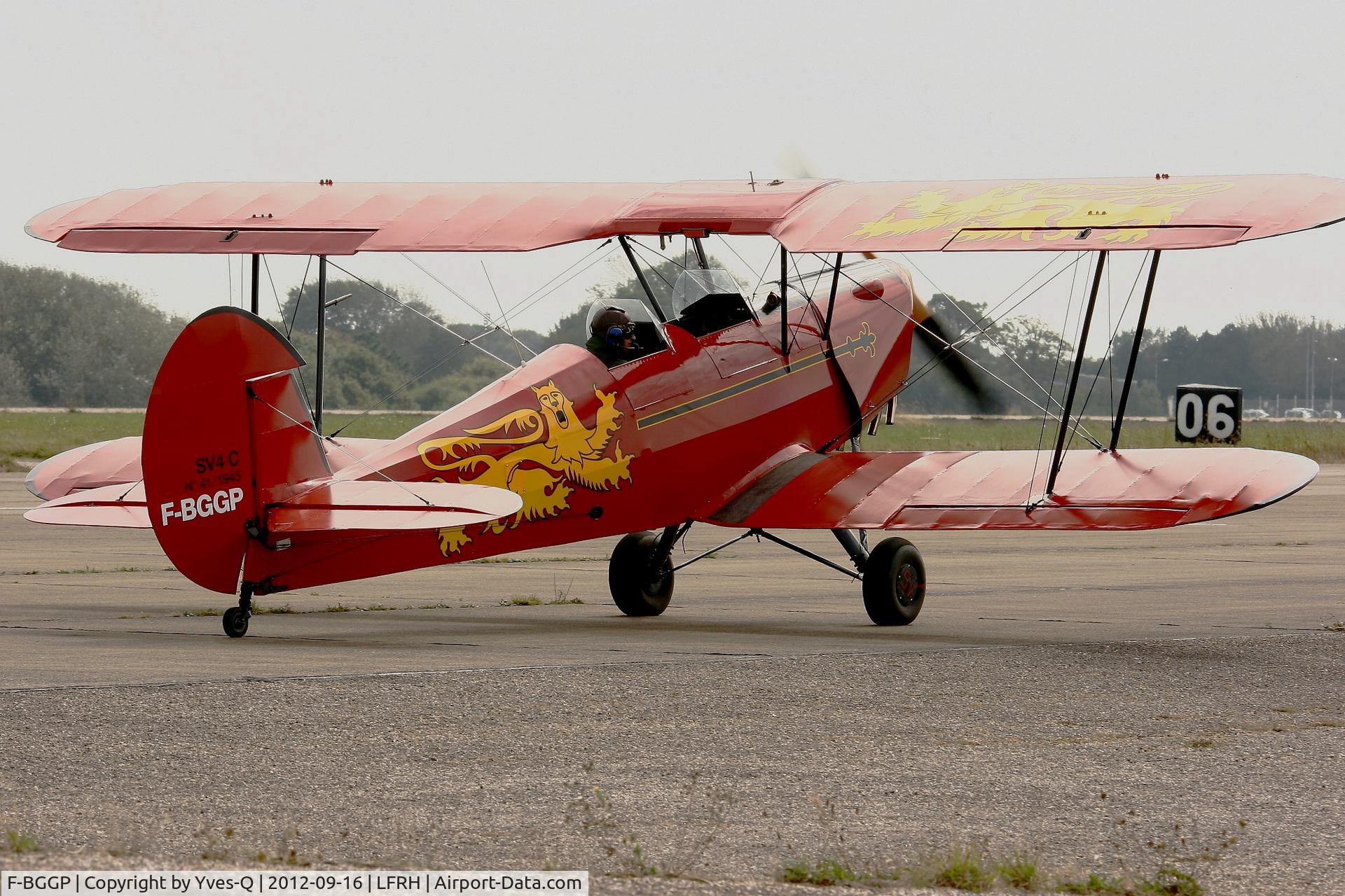 F-BGGP, Stampe-Vertongen SV-4C C/N 41, Stampe SV-4C, Lann Bihoué Air Base (LFRH-LRT)