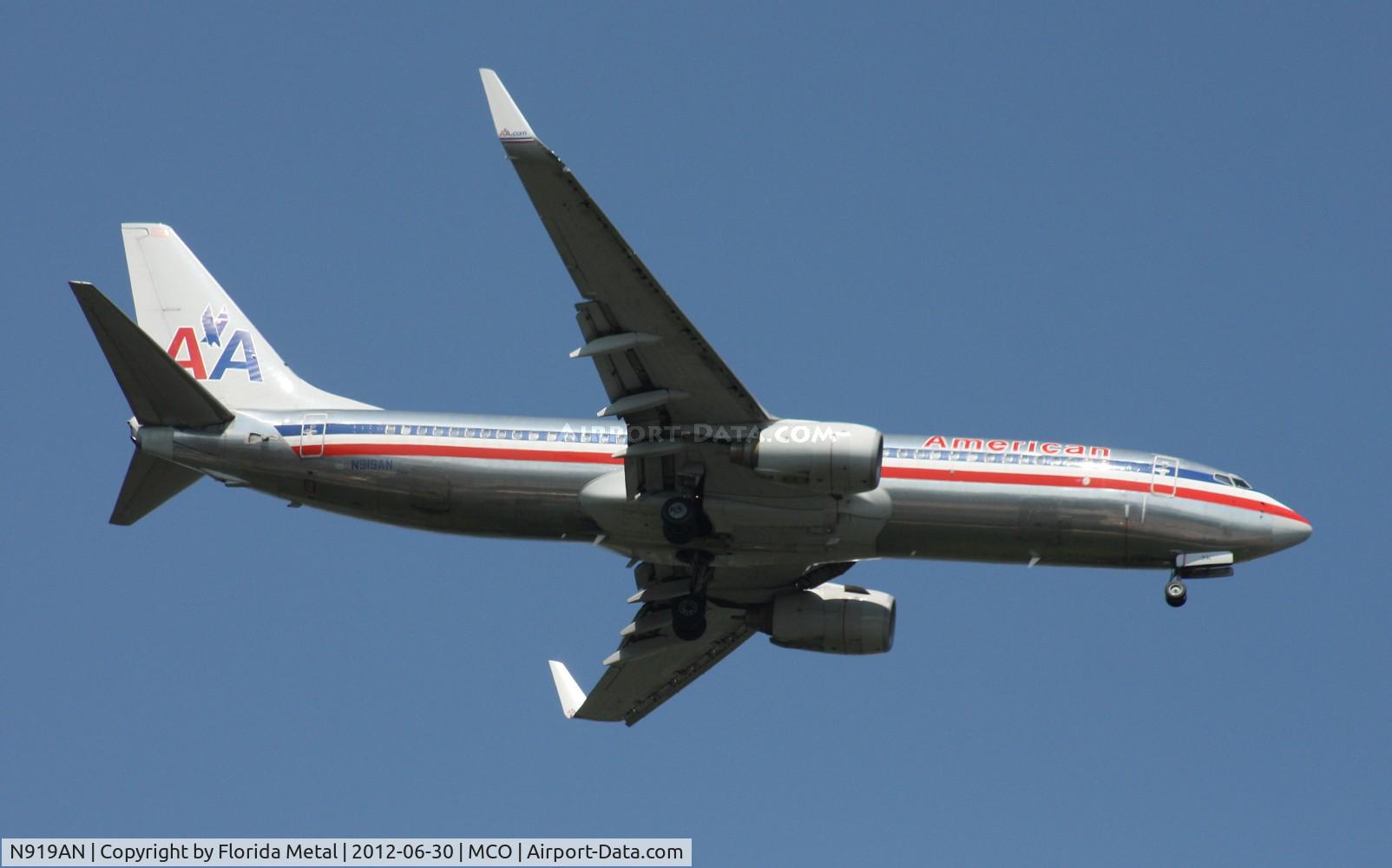 N919AN, 1999 Boeing 737-823 C/N 29520, American 737-800