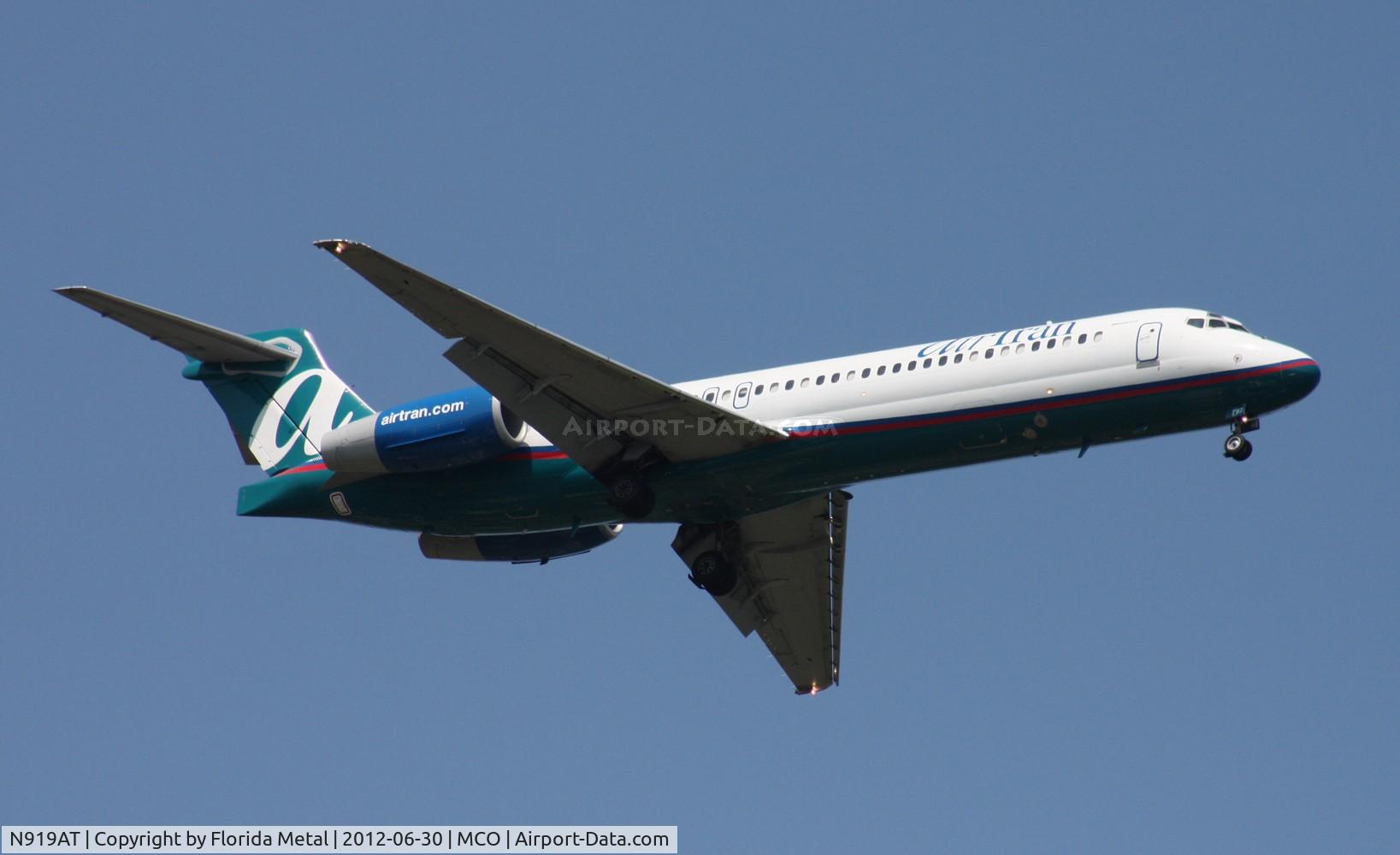 N919AT, 2001 Boeing 717-200 C/N 55084, Air Tran 717