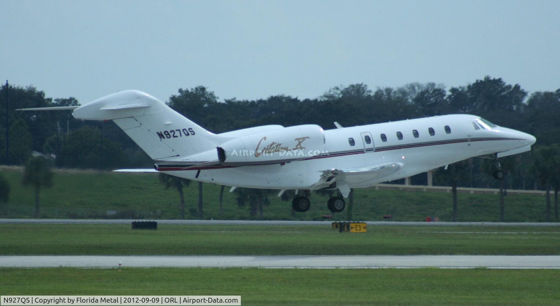 N927QS, 2008 Cessna 750 Citation X C/N 750-0290, Net Jets Citation X