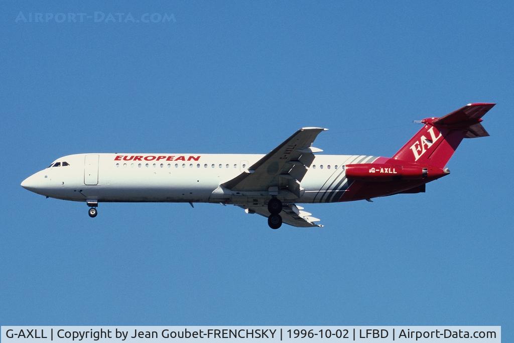 G-AXLL, 1969 BAC 111-523FJ One-Eleven C/N BAC.193, European Aviation Air Charter