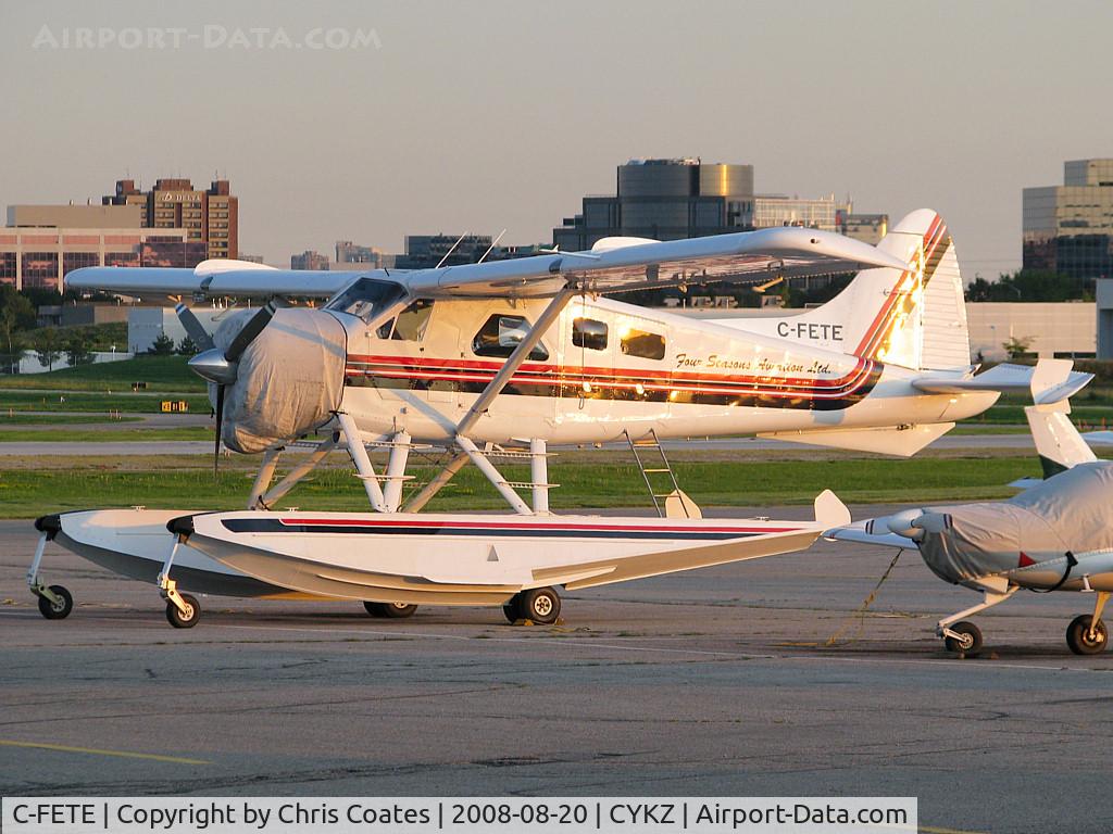 C-FETE, 1958 De Havilland Canada DHC-2 Beaver Mk.I C/N 1204, This nice Beaver was parked for the night on the large main ramp along with dozens of other planes. These days it lives in Quebec.