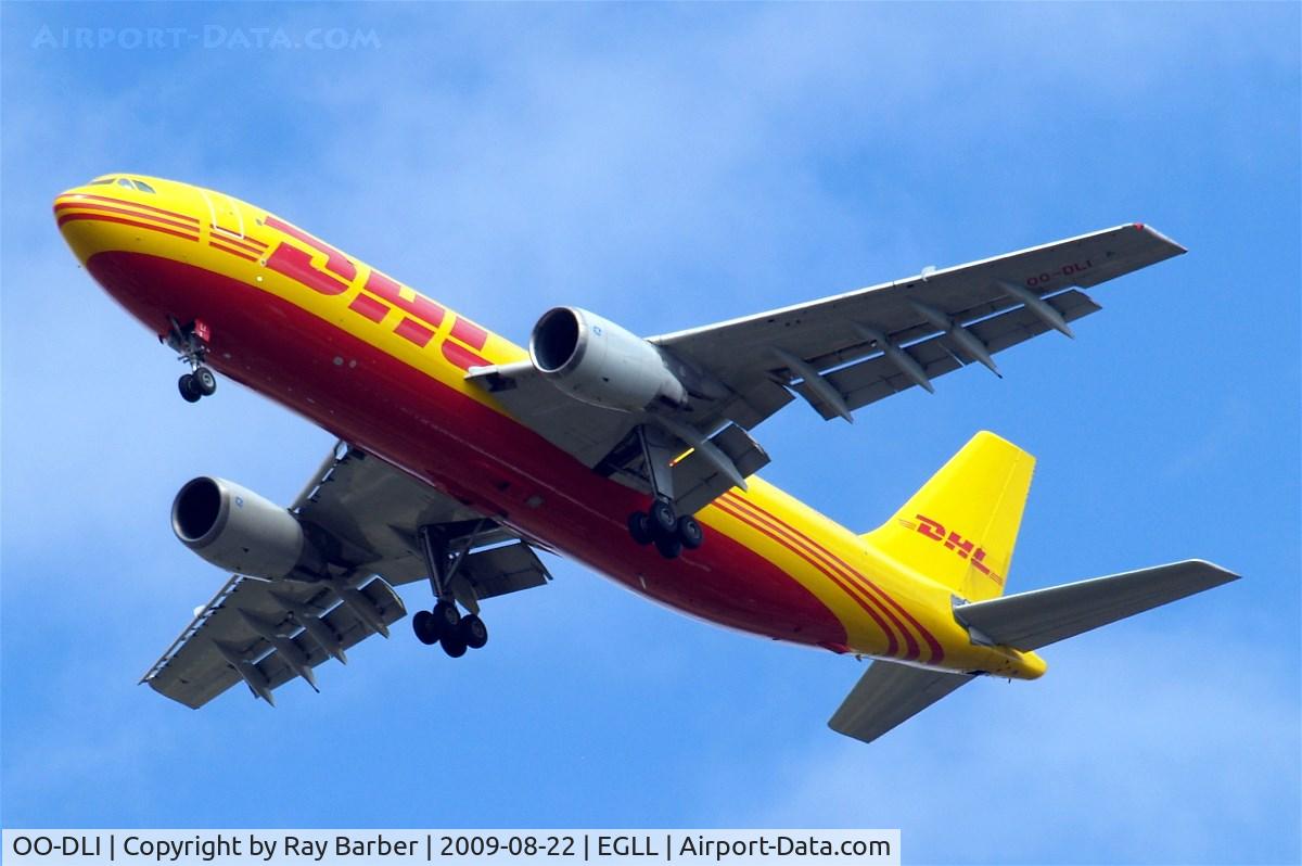 OO-DLI, 1982 Airbus A300B4-203(F) C/N 234, Airbus A300B4-203F [234] (DHL] Home~G 22/08/2009. On approach 27R.