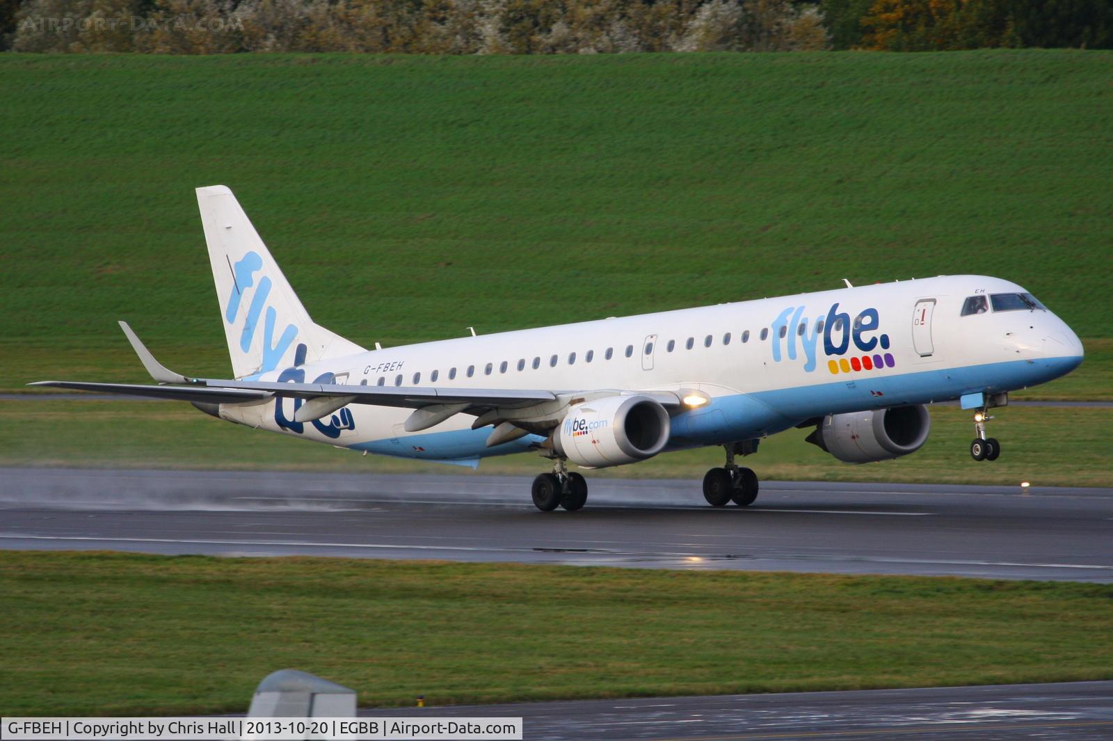 G-FBEH, 2007 Embraer 195LR (ERJ-190-200LR) C/N 19000128, flybe