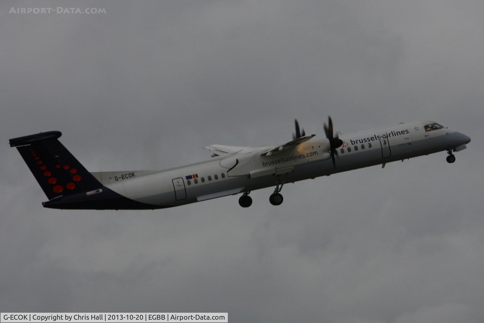 G-ECOK, 2008 Bombardier DHC-8-402Q Dash 8 C/N 4230, Brussels Airlines