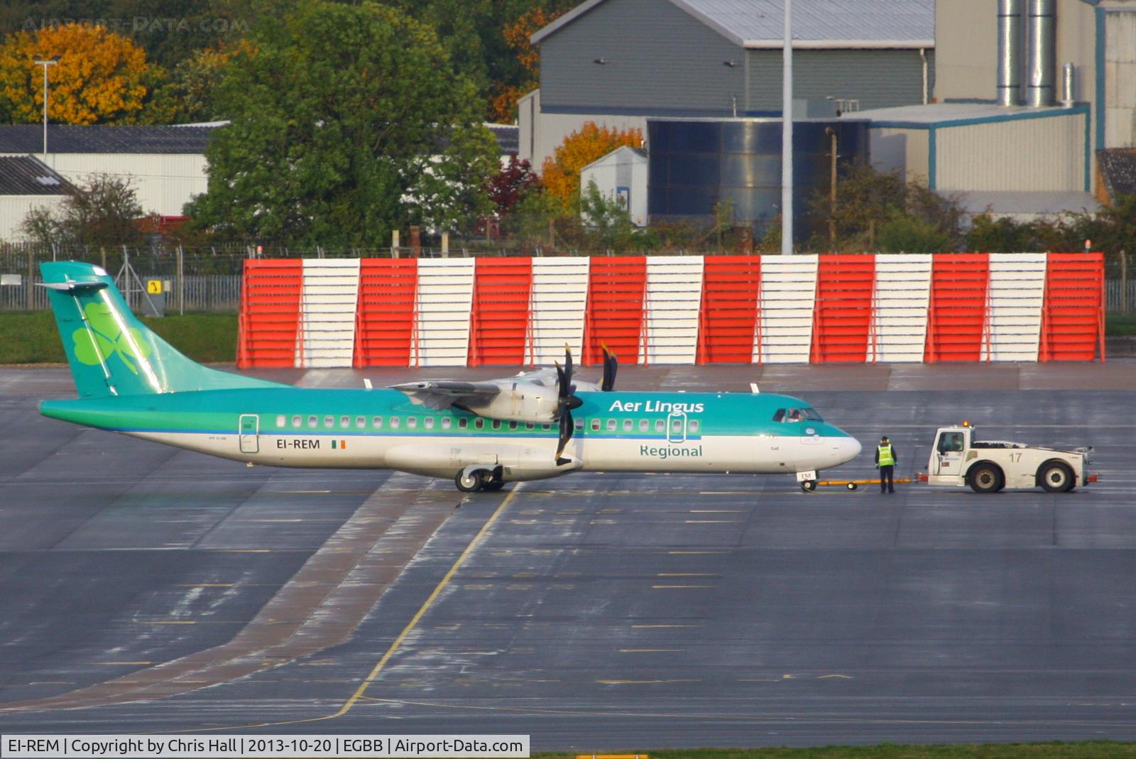 EI-REM, 2007 ATR 72-212A C/N 760, Aer Lingus regional